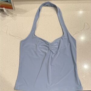 Light Blue Halter Top